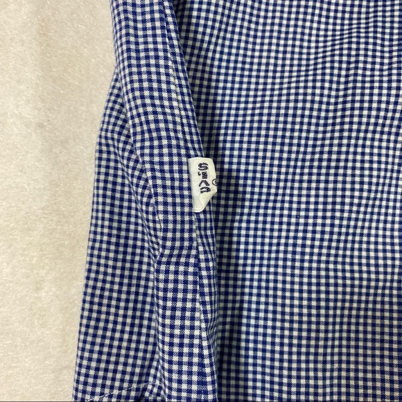 Levi’s Pearl Snap Gingham Shirt Top Woman’s size 46 Long Sleeve Shirt… - Picture 5 of 11
